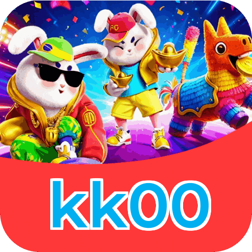 Interface do aplicativo kk00 mostrando jogos disponíveis no iOS e Android